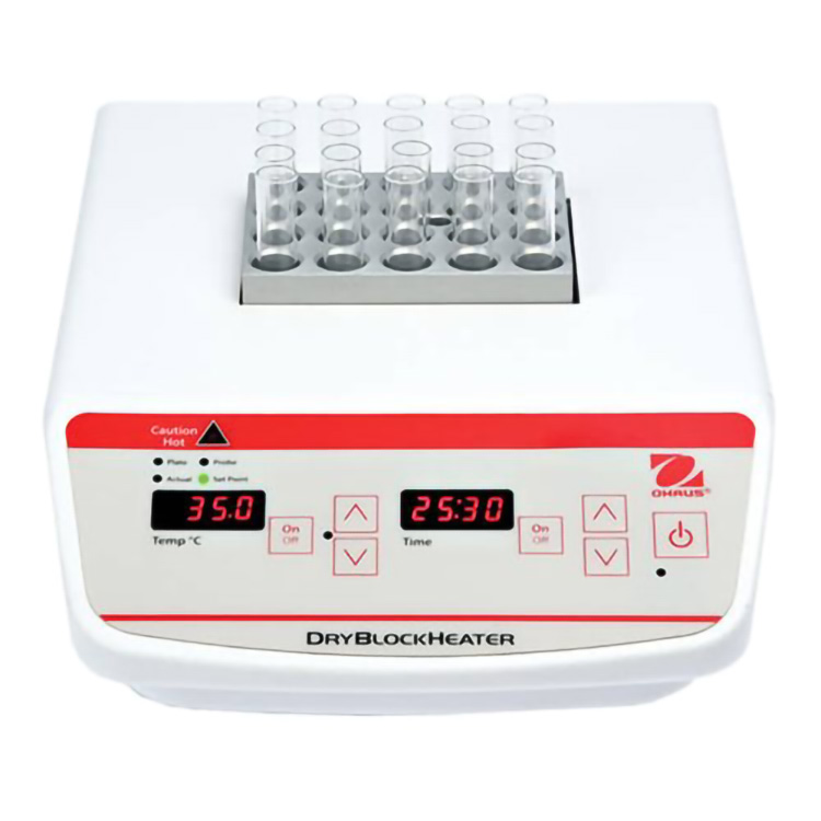 OHAUS 1 BLOCK DRY BLOCK HEATERS Versatile block heaters designed for everyday use with accessories for every application